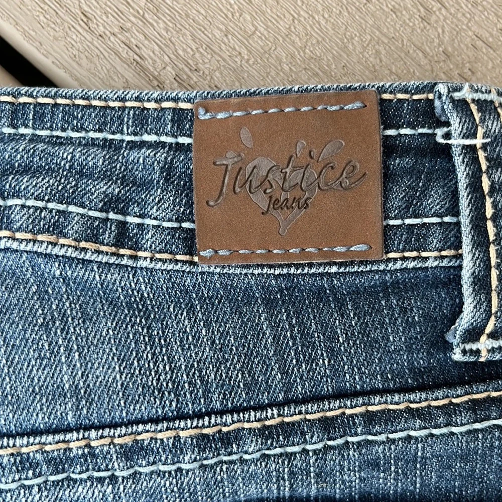 Justice Jeans Simply Low Boot Cut Girls 10.5